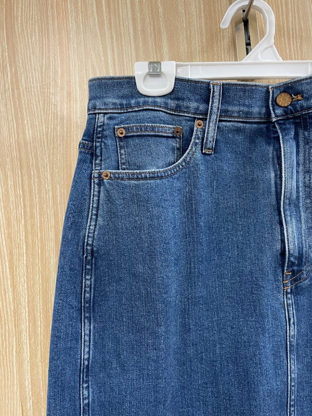J. crew blue denim skirt size 12 - Picture 2 of 6